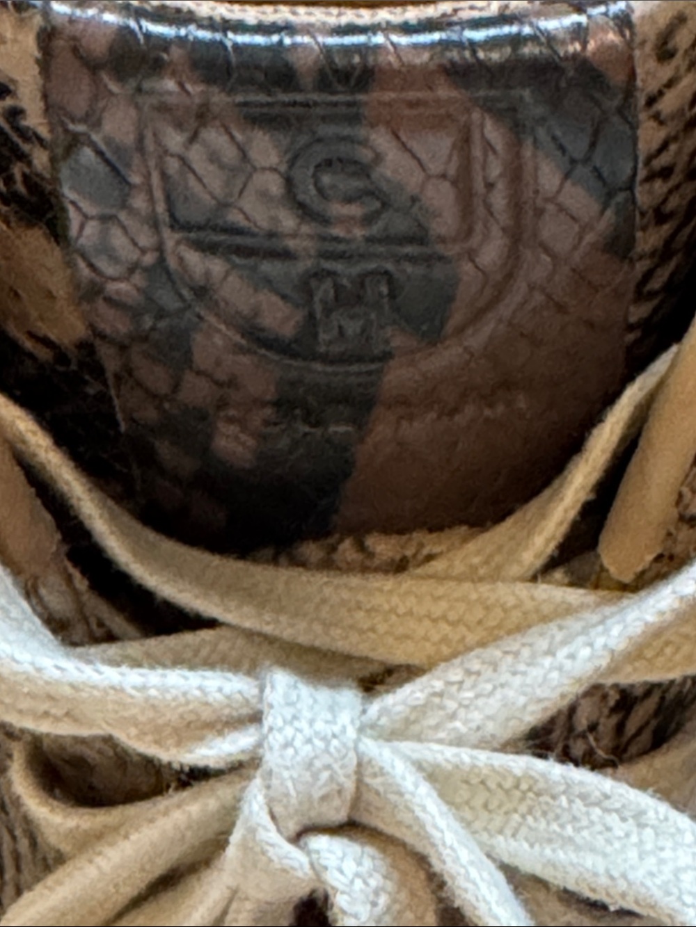 Cole Haan Grand-Pro Snake-Print Lace-Up Tennis Sneakers - Picture 2 of 6
